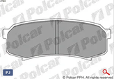 POLCAR, S70-1368, Гальмівні колодки | LAND CRUISER PRADO (