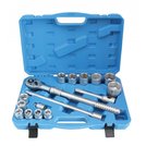 SATRA, S-34166SH, KOMPLET KLUCZY NASADOWYCH 6-KT Z GRZECHOTKĄ TELESKOPOWĄ 3/4” 16 EL